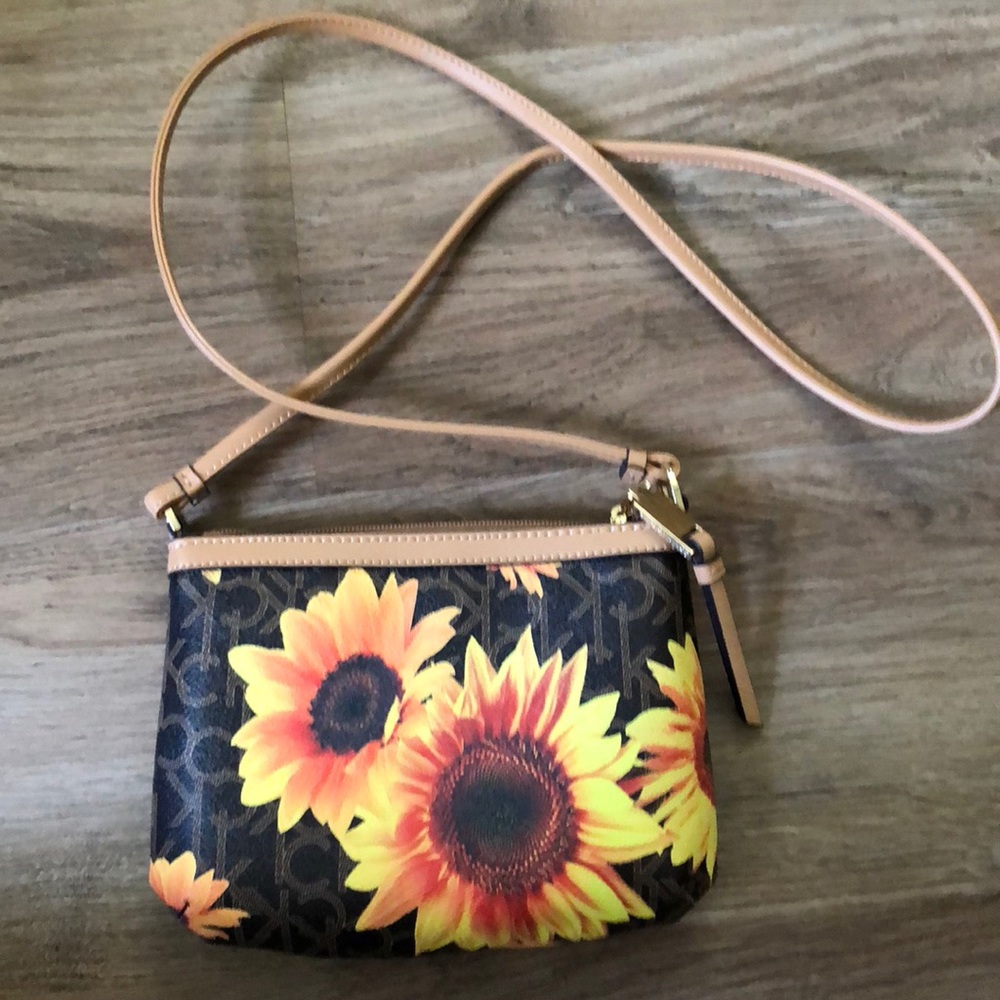 Calvin Klein sunflower purse